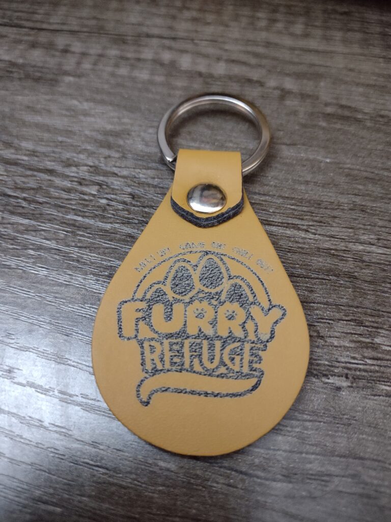 Furry Refuge Keychain