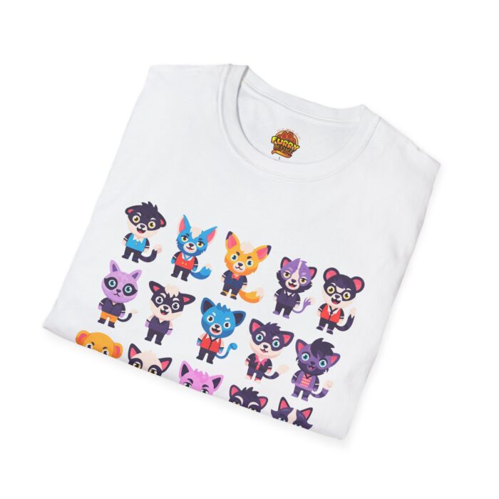 Chibi Cuteness Fursona  Furry Refuge Tee - Image 3