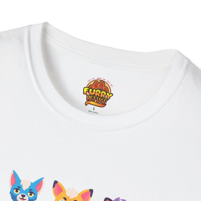 Chibi Cuteness Fursona  Furry Refuge Tee - Image 2
