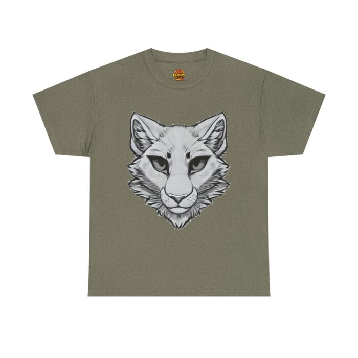 Feline Mountain Lion Sketch Fursona Furry Refuge Tee - Image 6