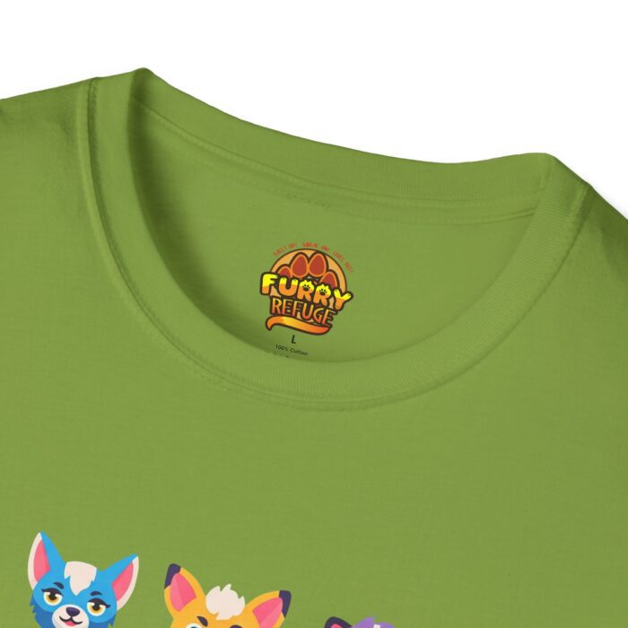 Chibi Cuteness Fursona  Furry Refuge Tee - Image 12