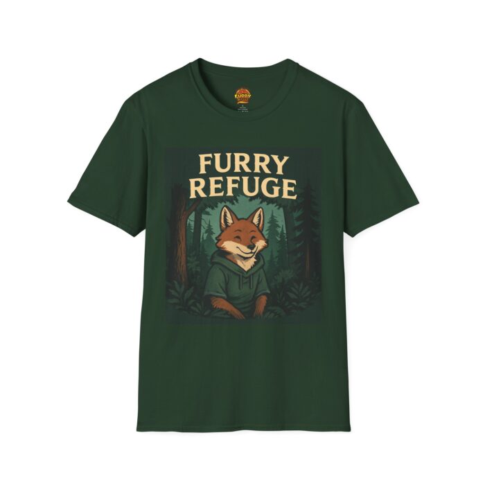 Furry Refuge T-Shirt | Unisex Nature Tee, Animal Lover Gift, Outdoor Adventure, Eco-Friendly Apparel, Camping Outfit, Wildlife Enthusiast
