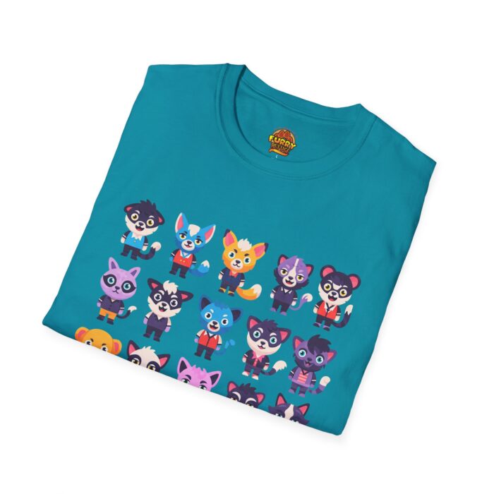 Chibi Cuteness Fursona  Furry Refuge Tee - Image 17