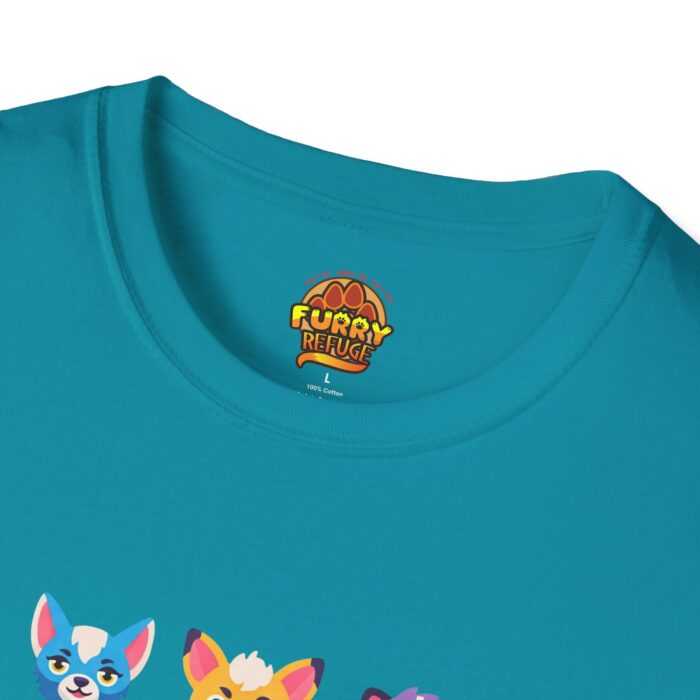 Chibi Cuteness Fursona  Furry Refuge Tee - Image 16