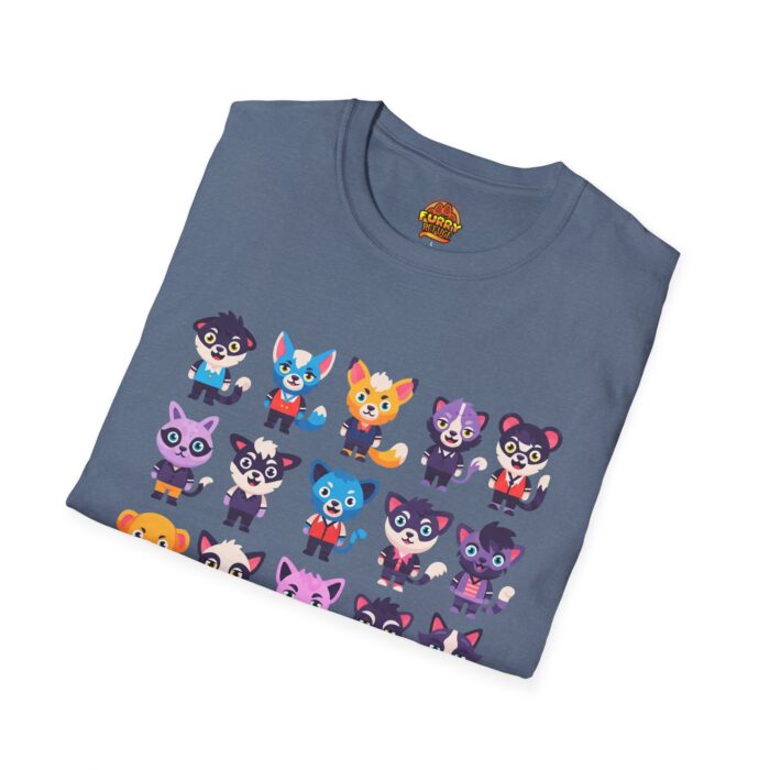 Chibi Cuteness Fursona  Furry Refuge Tee - Image 21