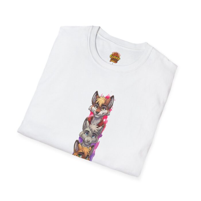 Sorbet's Crew Fursona  Furry Refuge Tee - Image 3