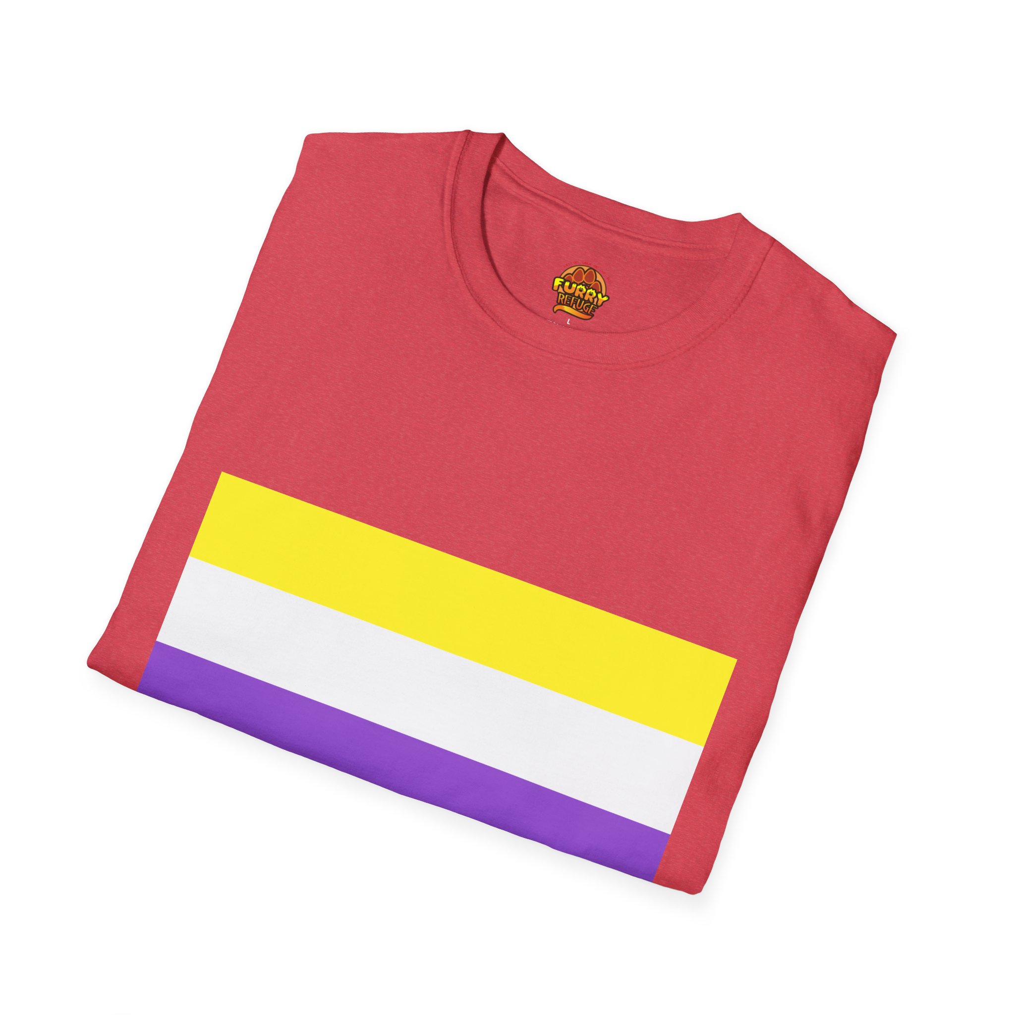 NonBinary Pride Furry Refuge Tee - Image 46