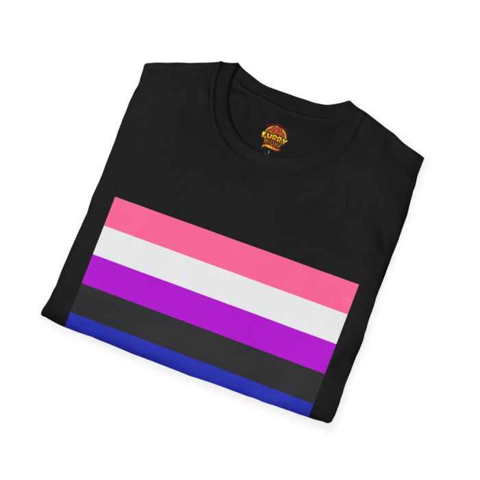 GenderFluid Pride Furry Refuge Tee - Image 4