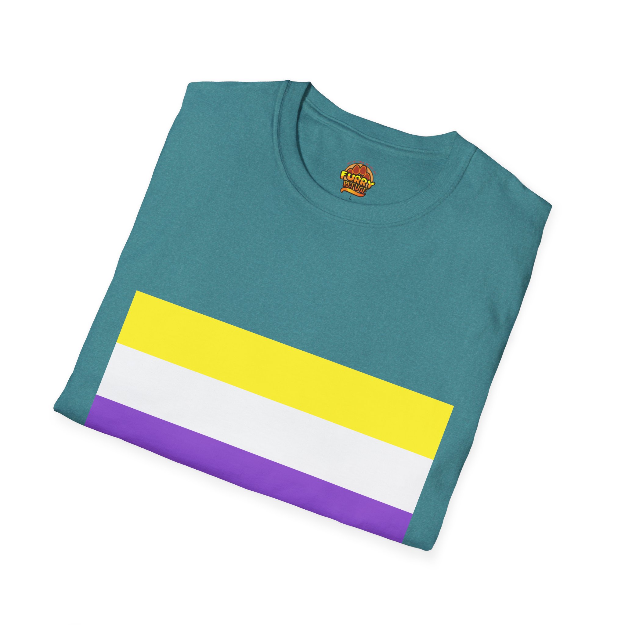 NonBinary Pride Furry Refuge Tee - Image 22