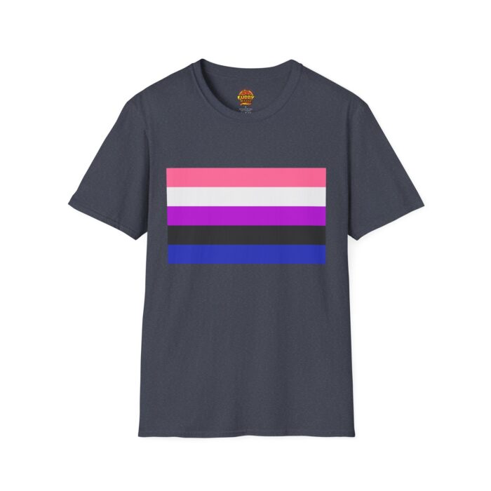 GenderFluid Pride Furry Refuge Tee - Image 55