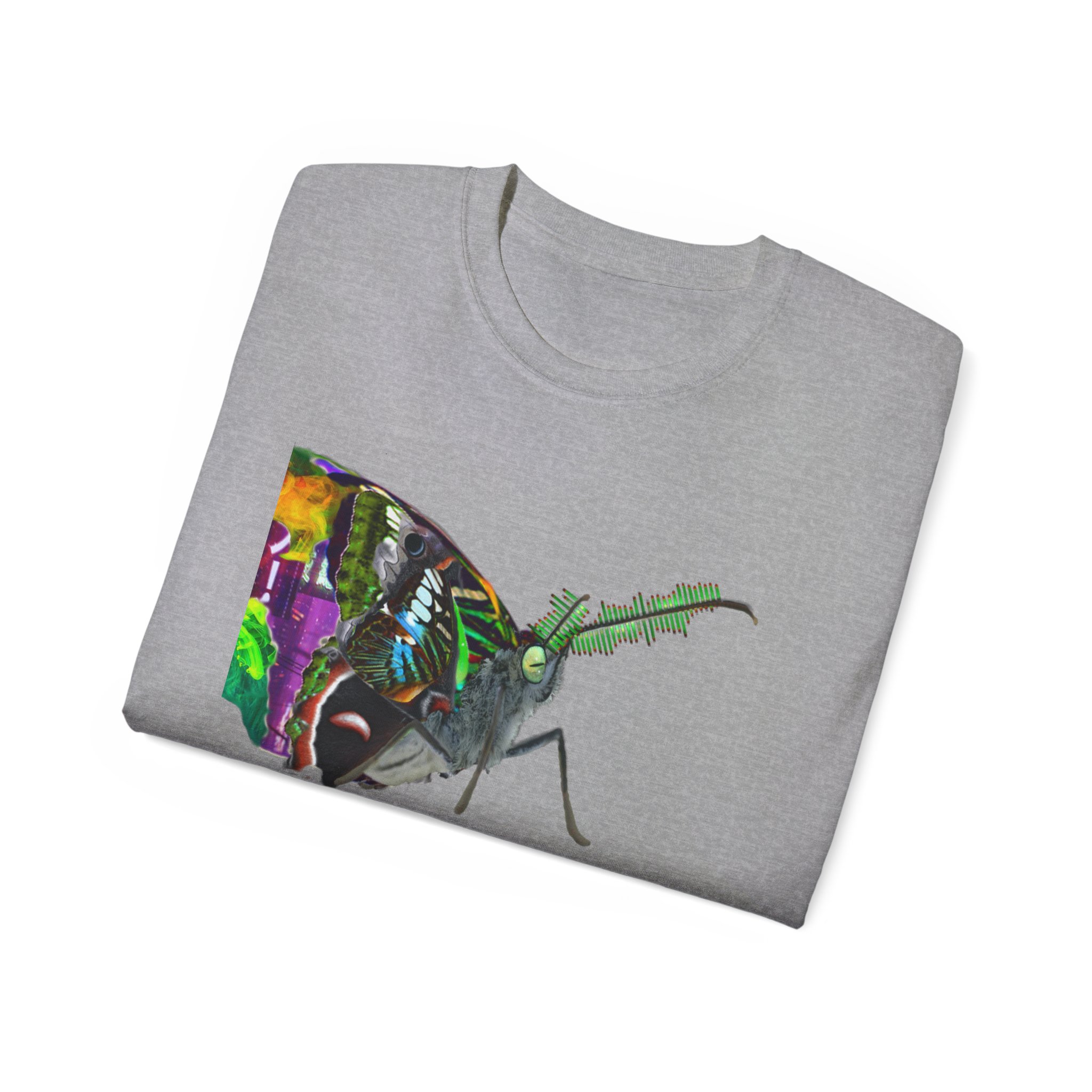 Glitch Moth Furry Refuge Tee - Image 8