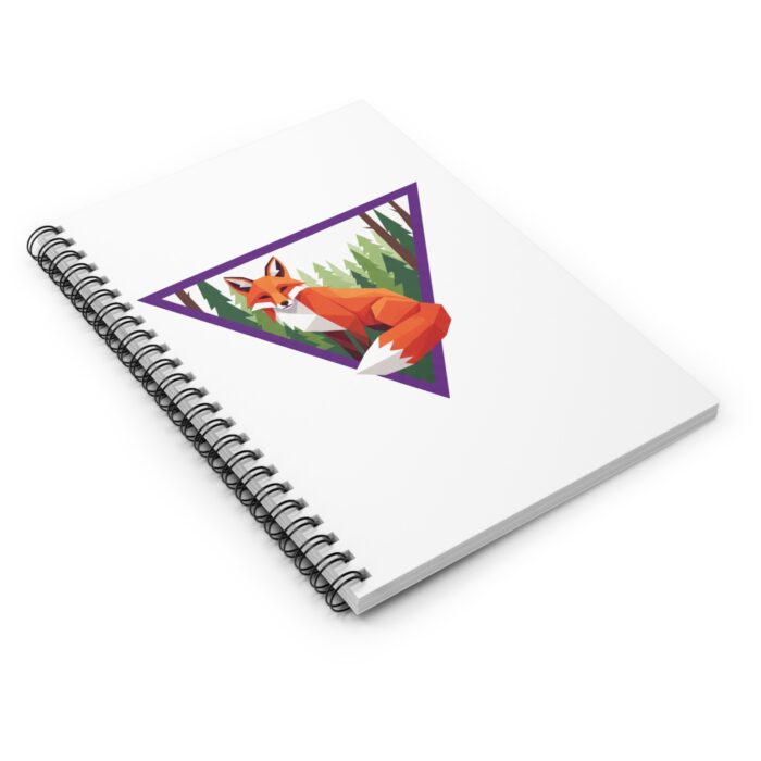 Rustic Fox Spiral Notebook - Nature Lover Journal, Perfect for Writing, Sketching, Art Gifts, Office Supplies, Eco-Friendly Design - Image 3