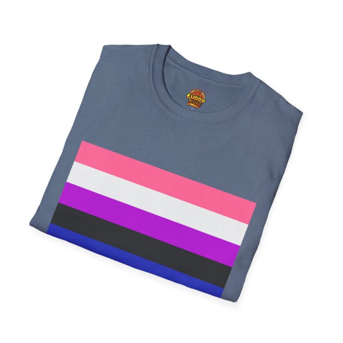 GenderFluid Pride Furry Refuge Tee - Image 30