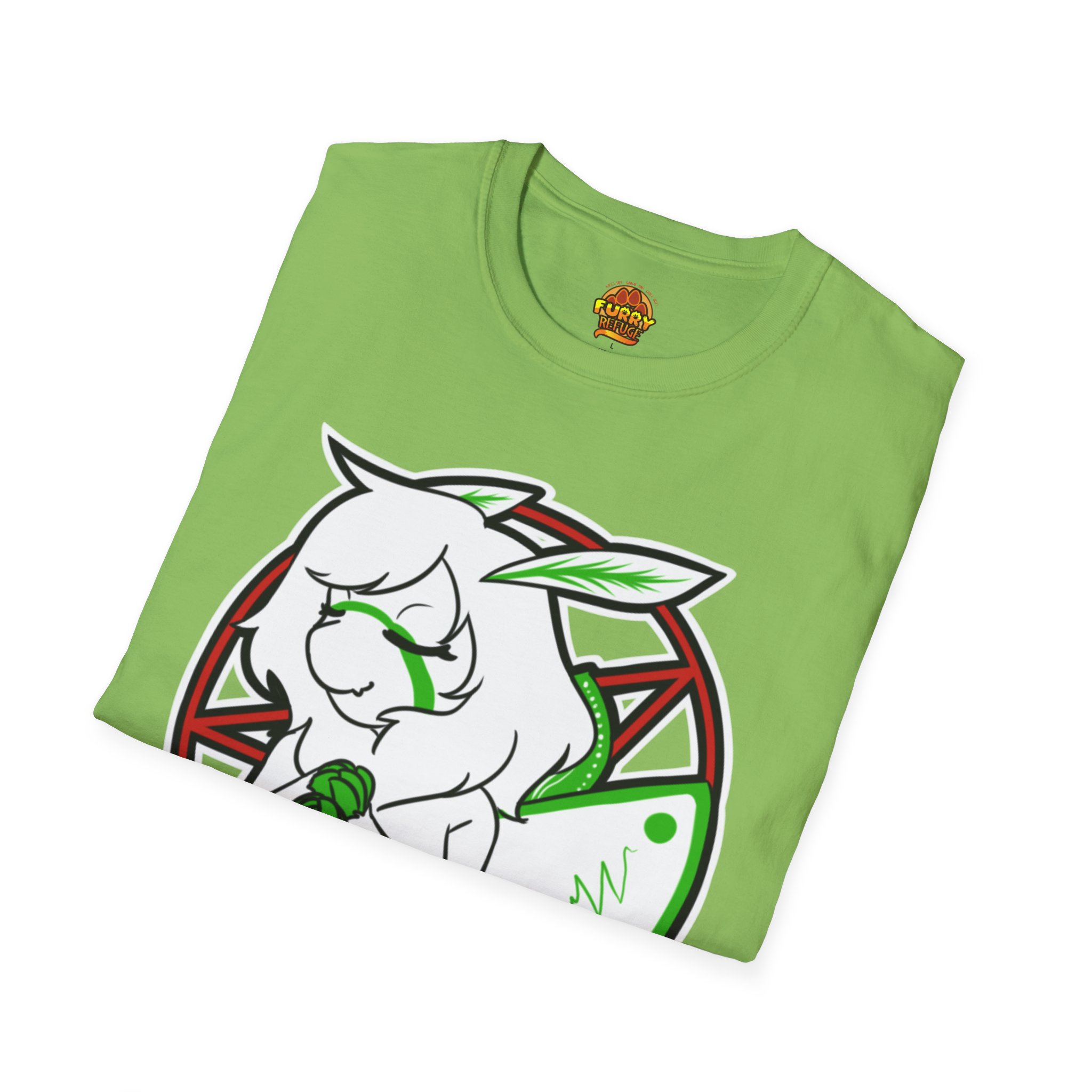 Miss Moth Hail Satan Furry Refuge Tee - Image 26