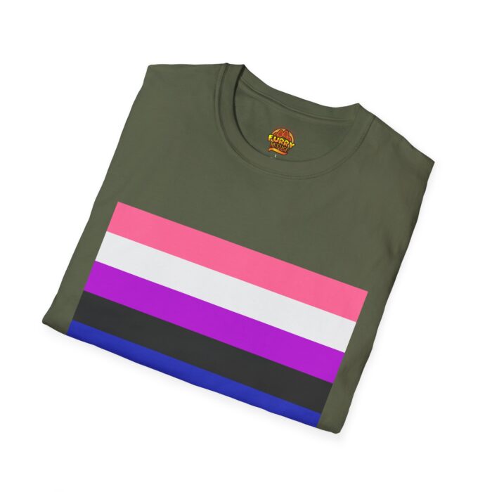GenderFluid Pride Furry Refuge Tee - Image 14
