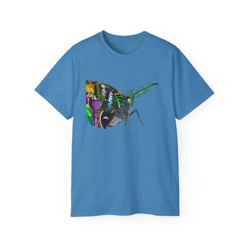 Glitch Moth Furry Refuge Tee