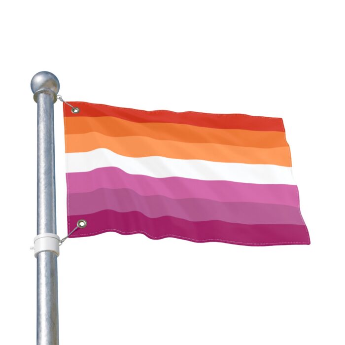Lesbian Pride Double-Sided Flag | LGBTQ+ Decor, Outdoor Flag, Home & Garden, Pride Celebrations, Activism - Image 3