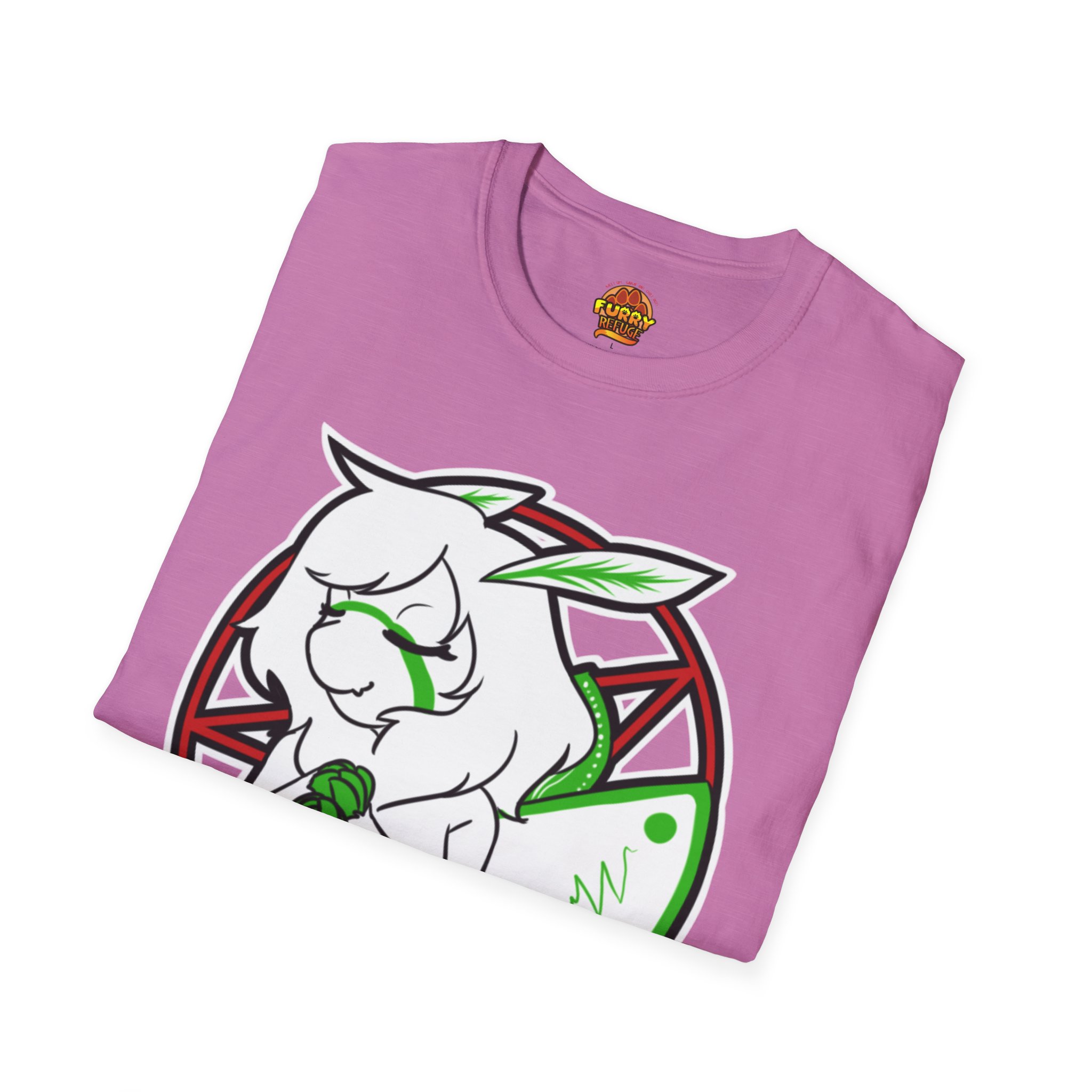 Miss Moth Hail Satan Furry Refuge Tee - Image 38