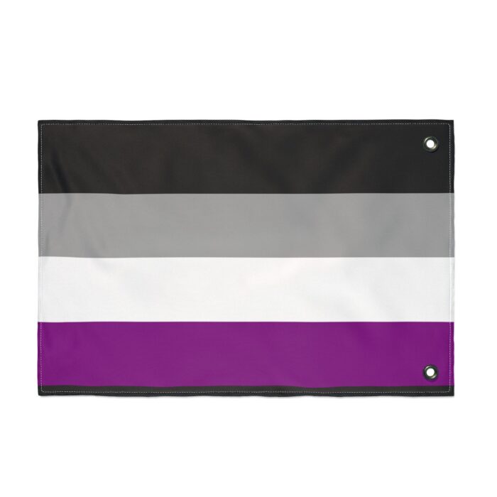 Asexual Pride Double-Sided Flag | LGBTQ+ Decor, Outdoor Flag, Home & Garden, Pride Celebrations, Activism - Image 2