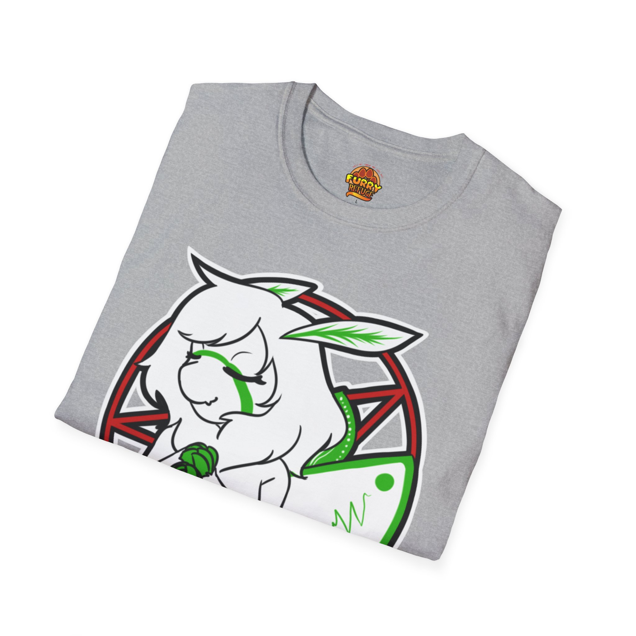 Miss Moth Hail Satan Furry Refuge Tee - Image 18