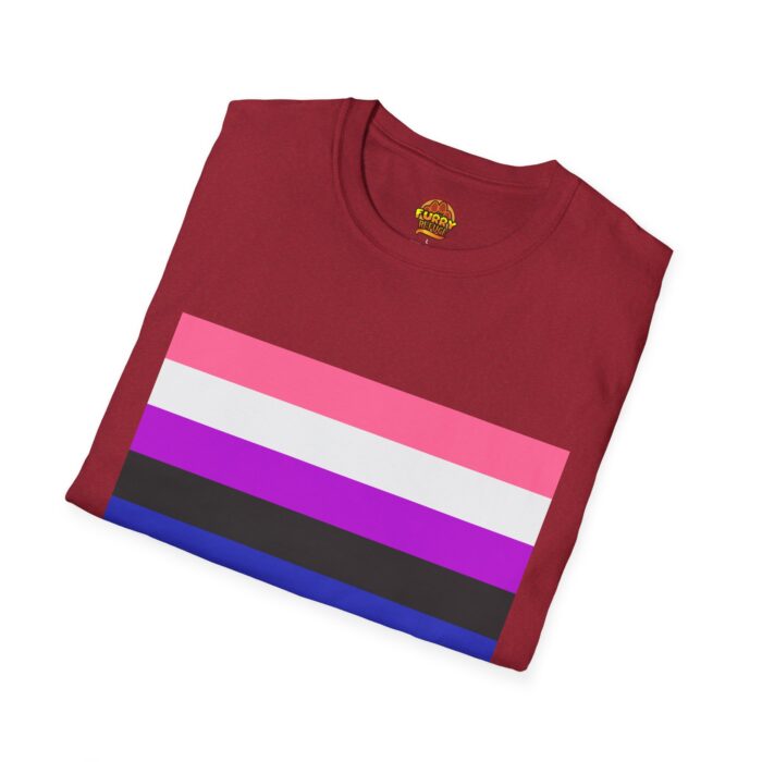 GenderFluid Pride Furry Refuge Tee - Image 50