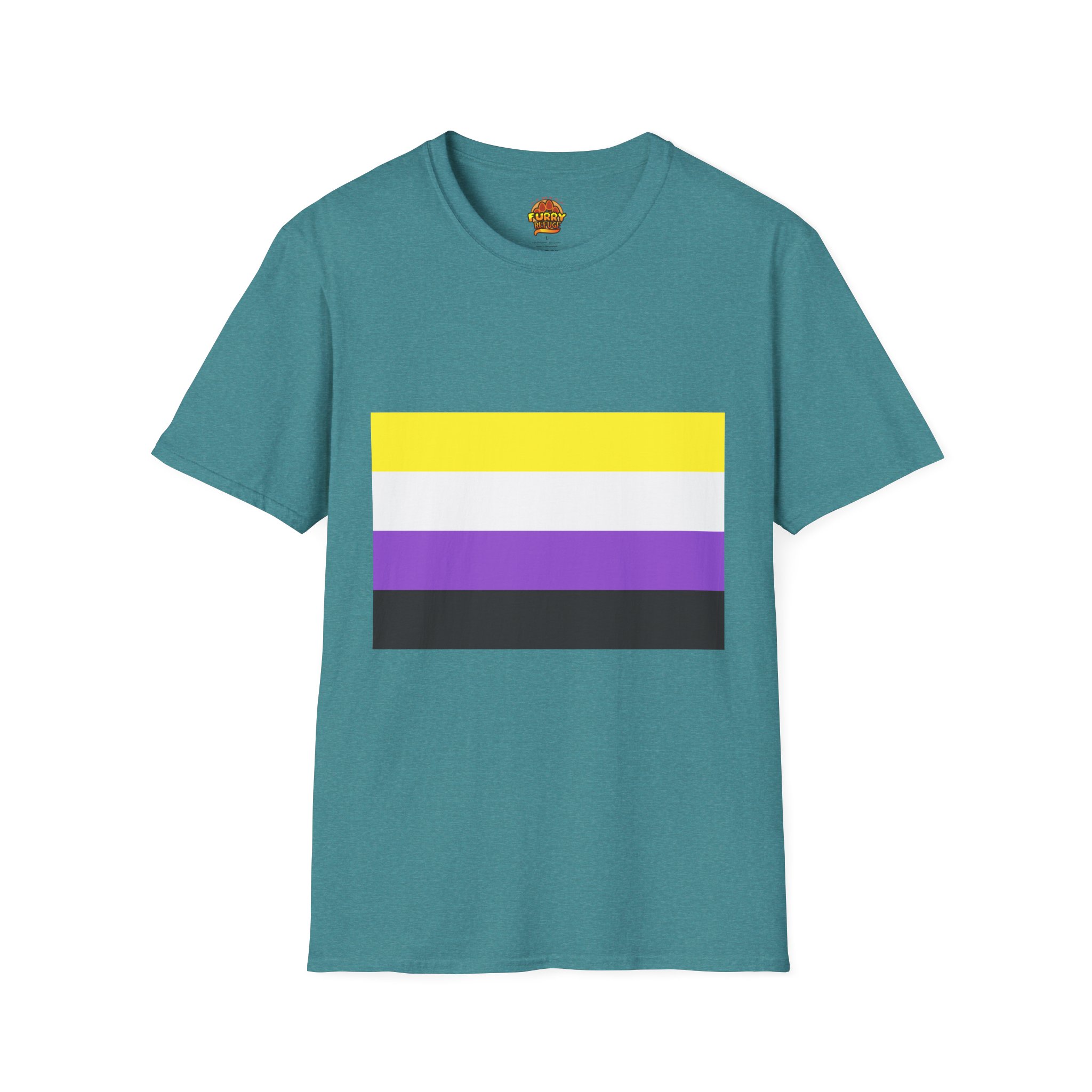 NonBinary Pride Furry Refuge Tee - Image 19