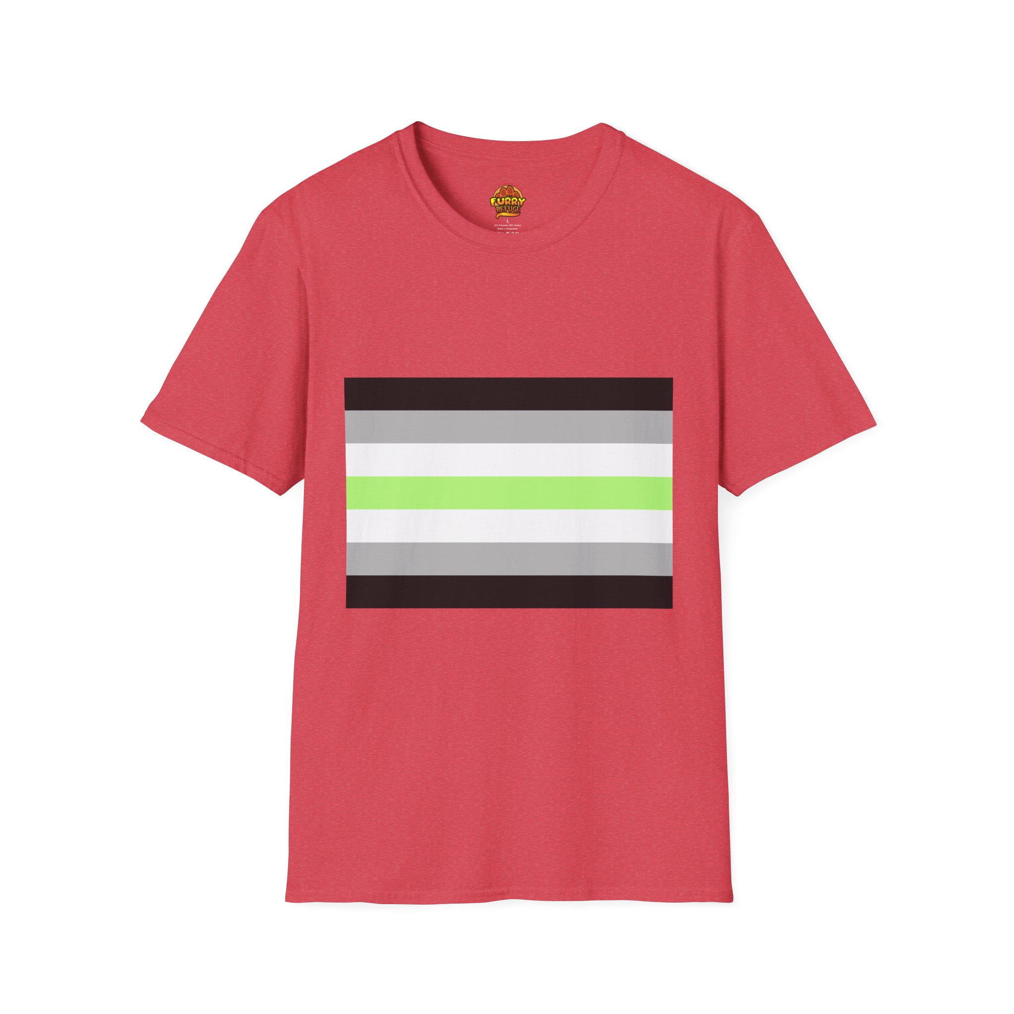 Agender Pride Furry Refuge Tee - Image 43