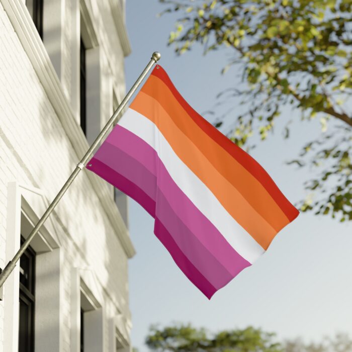 Lesbian Pride Double-Sided Flag | LGBTQ+ Decor, Outdoor Flag, Home & Garden, Pride Celebrations, Activism - Image 12