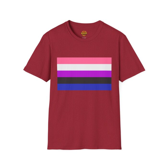 GenderFluid Pride Furry Refuge Tee - Image 47