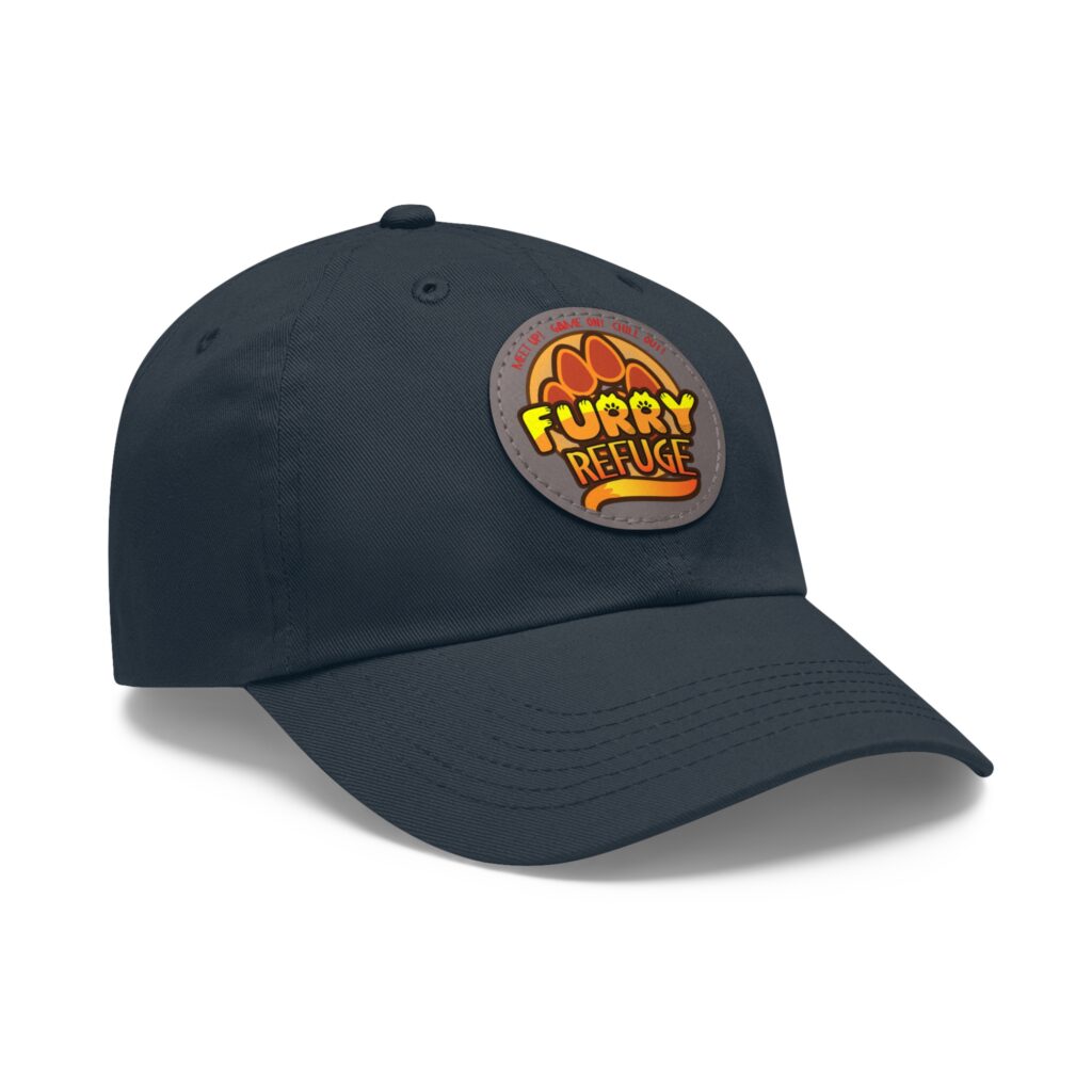 Furry Refuge Hat with Leather Patch