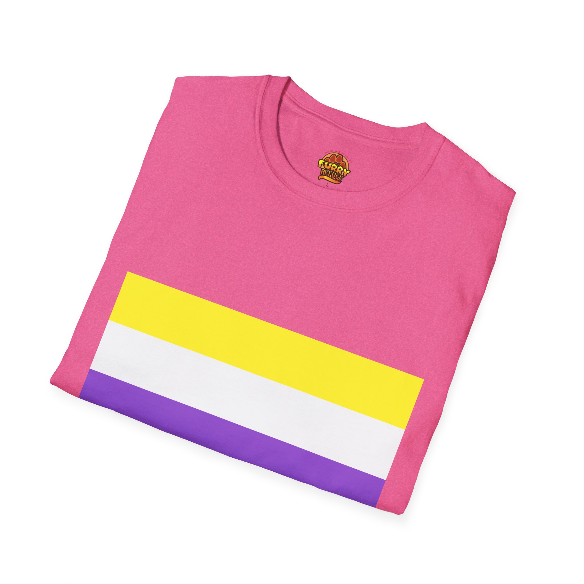 NonBinary Pride Furry Refuge Tee - Image 42