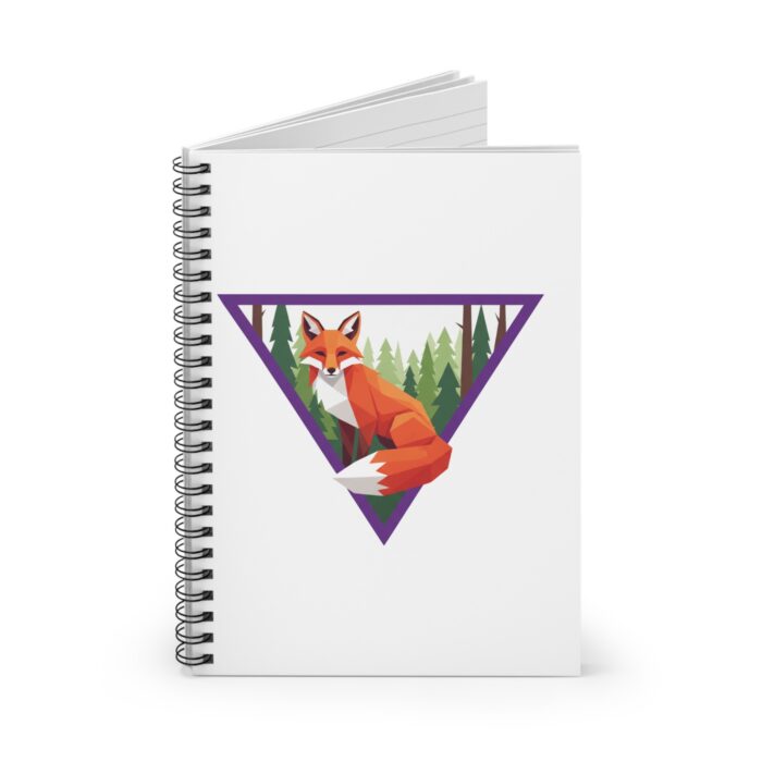 Rustic Fox Spiral Notebook - Nature Lover Journal, Perfect for Writing, Sketching, Art Gifts, Office Supplies, Eco-Friendly Design - Image 2