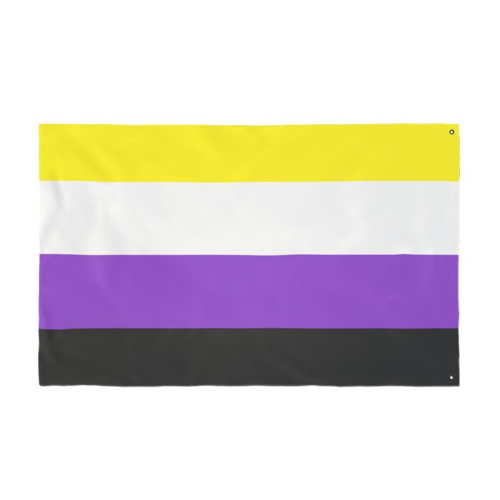 NonBinary Pride Double-Sided Flag | LGBTQ+ Decor, Outdoor Flag, Home & Garden, Pride Celebrations, Activism - Image 10