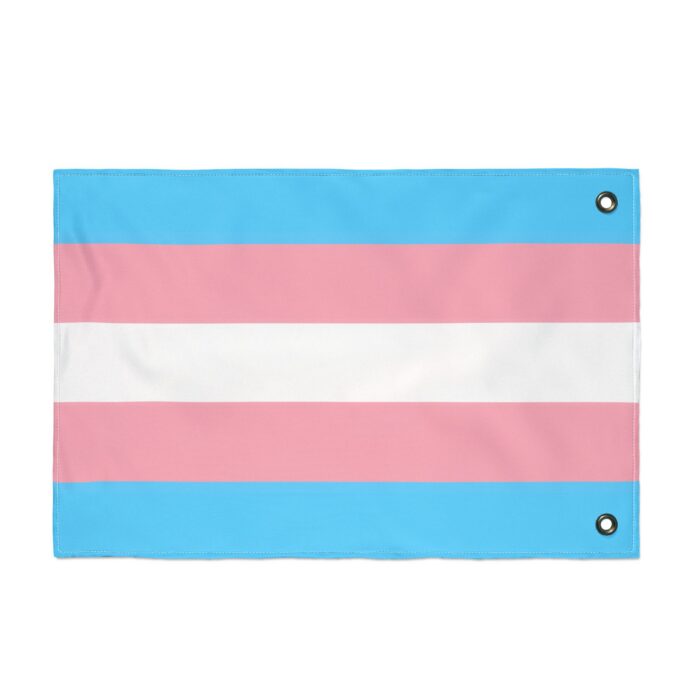 Transgender Pride Double-Sided Flag | LGBTQ+ Decor, Outdoor Flag, Home & Garden, Pride Celebrations, Activism - Image 2