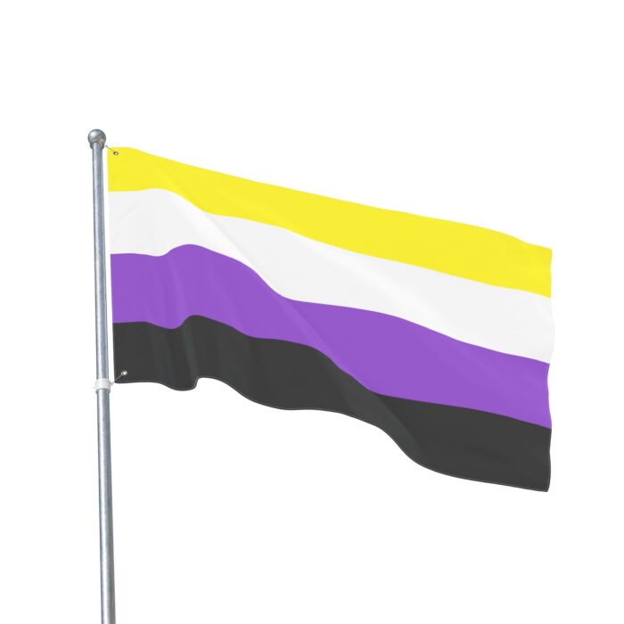 NonBinary Pride Double-Sided Flag | LGBTQ+ Decor, Outdoor Flag, Home & Garden, Pride Celebrations, Activism - Image 11