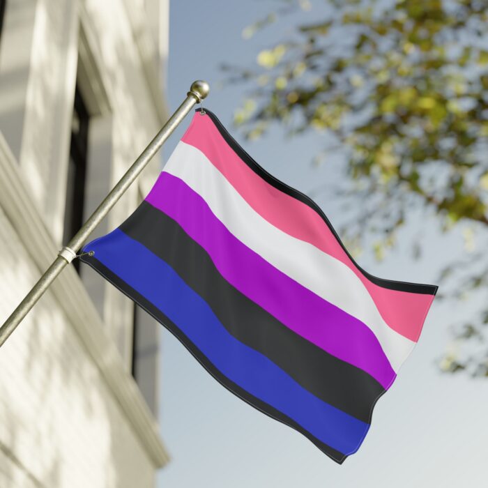 GenderFluid Pride Double-Sided Flag | LGBTQ+ Decor, Outdoor Flag, Home & Garden, Pride Celebrations, Activism - Image 8