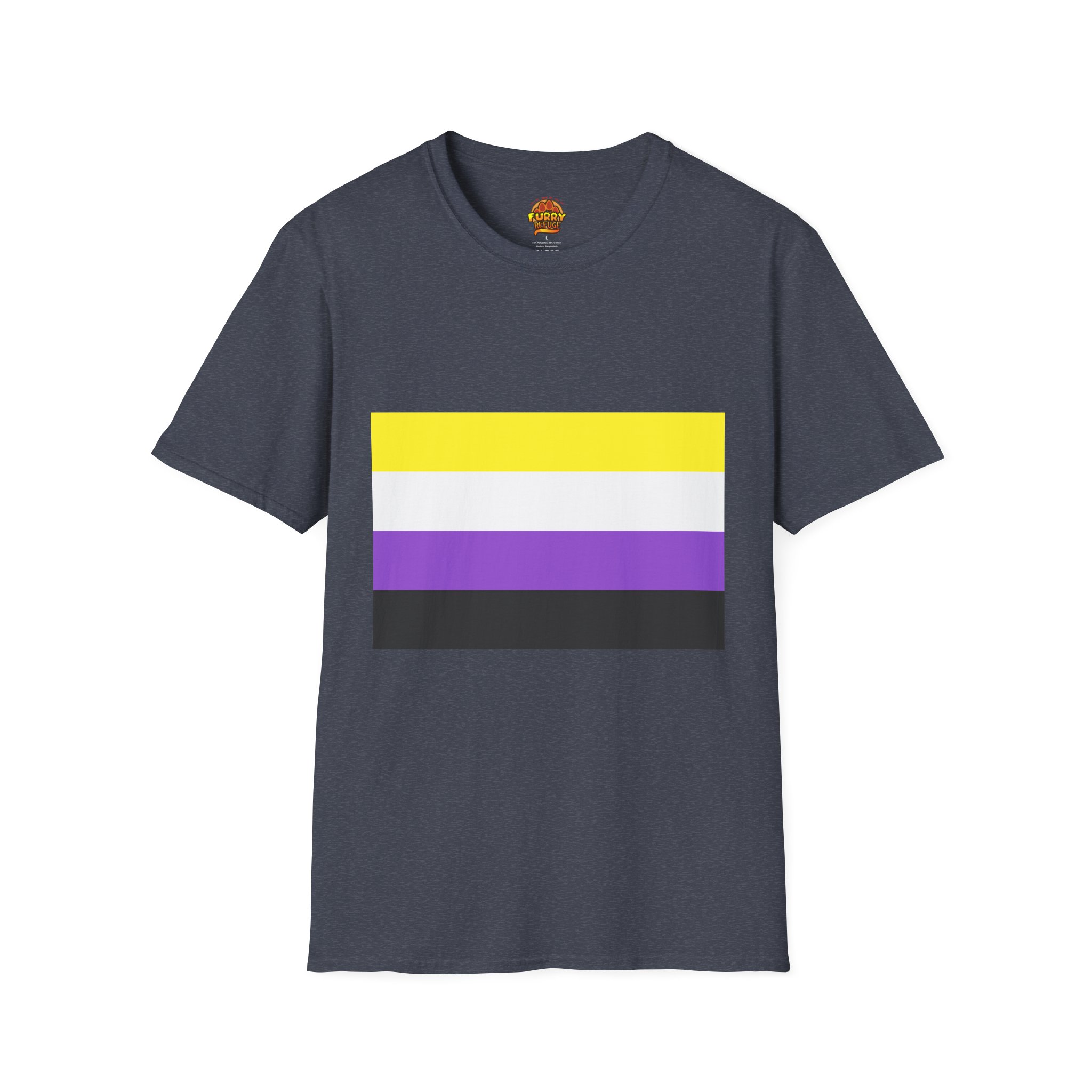 NonBinary Pride Furry Refuge Tee - Image 55