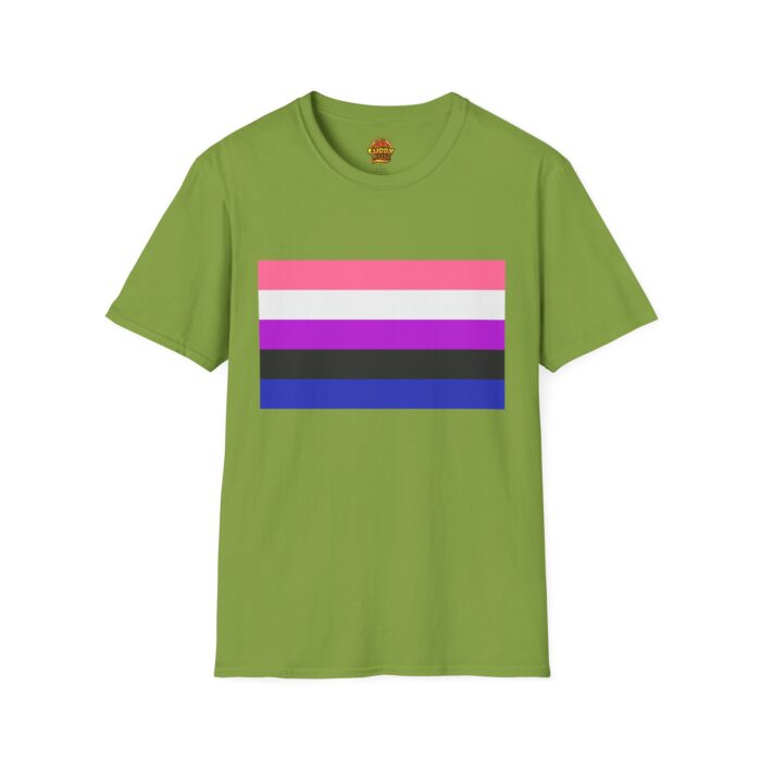 GenderFluid Pride Furry Refuge Tee - Image 5
