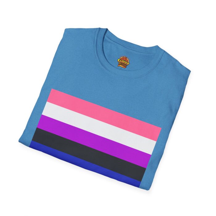 GenderFluid Pride Furry Refuge Tee - Image 22