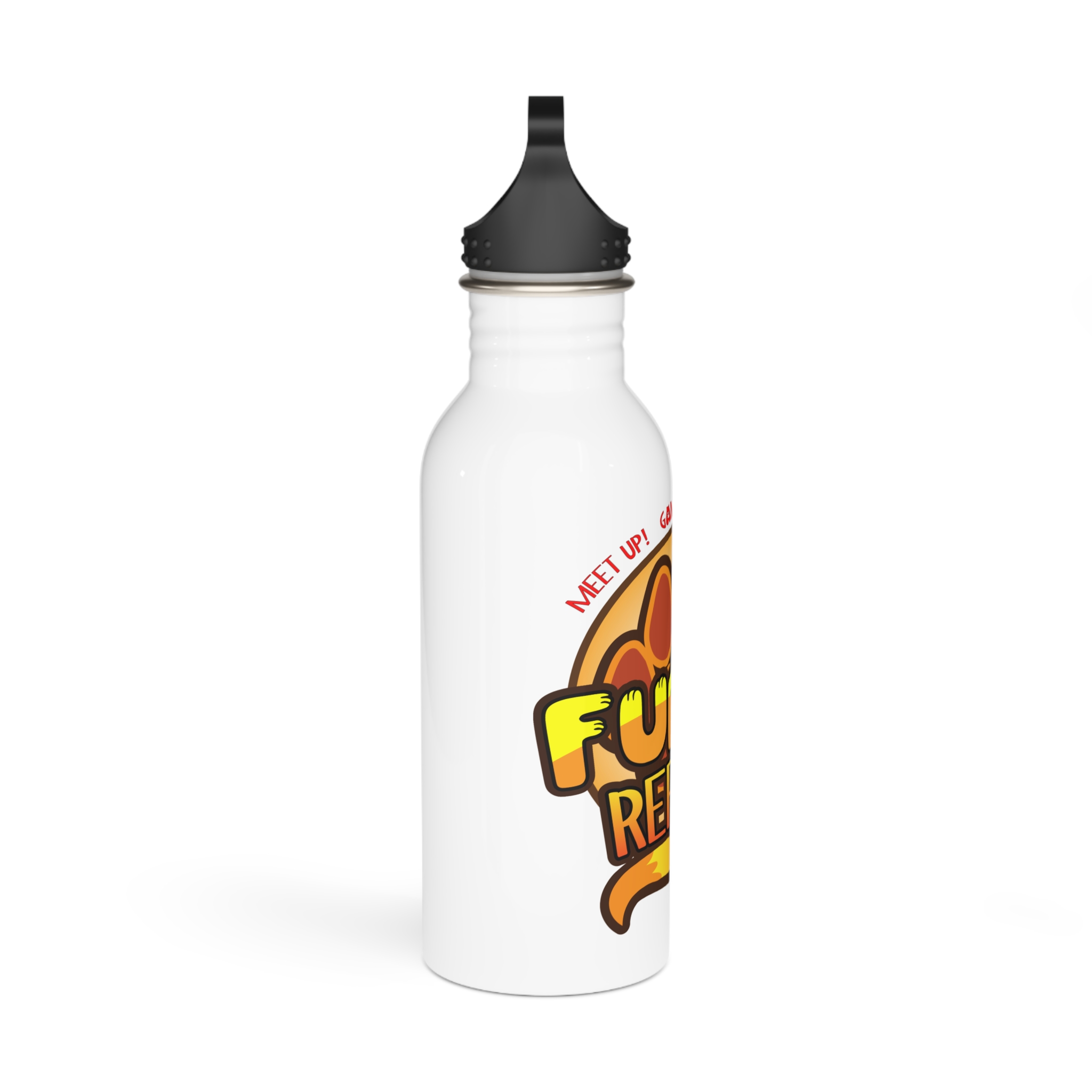 Stainless Steel Water Bottle - White - Image 2
