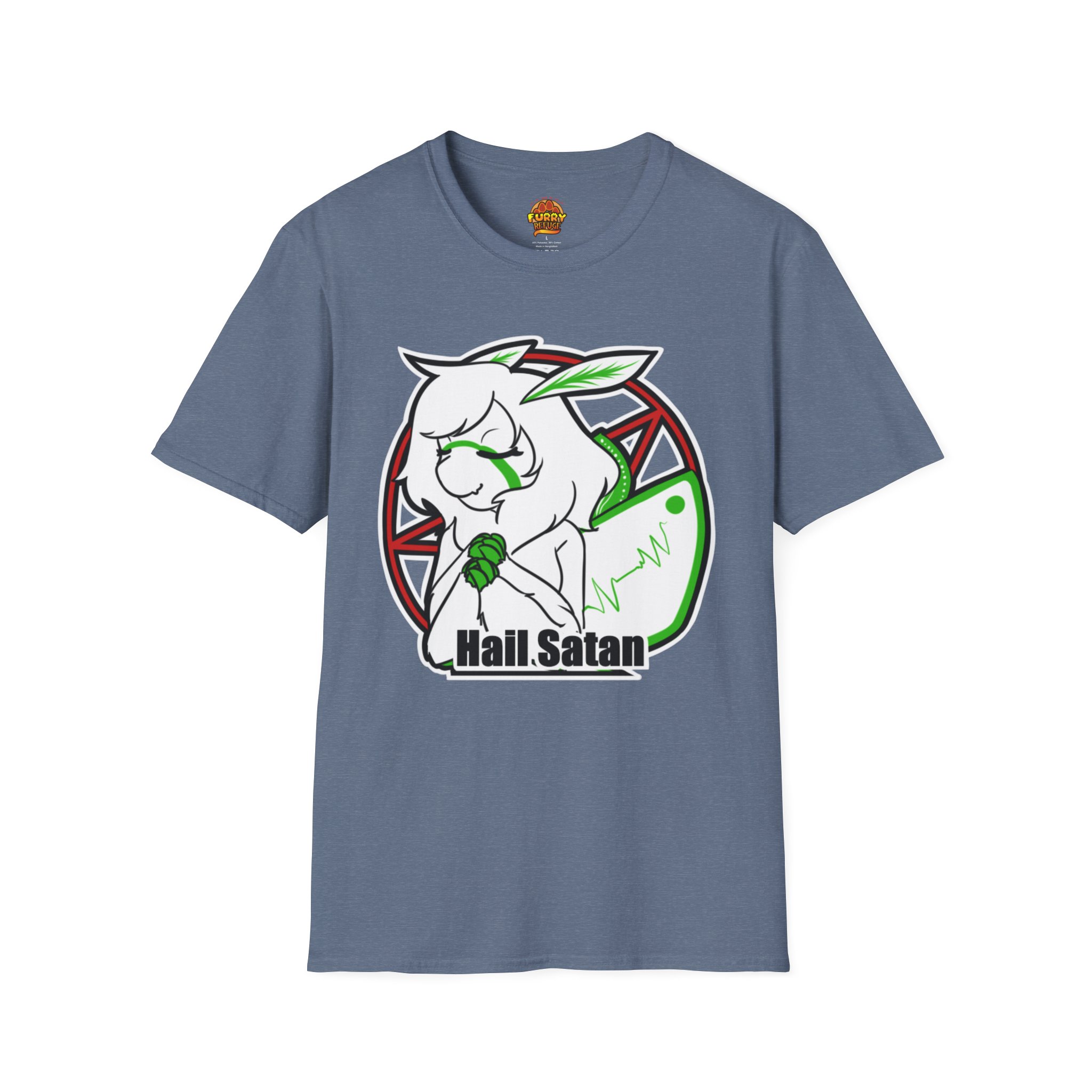 Miss Moth Hail Satan Furry Refuge Tee - Image 31