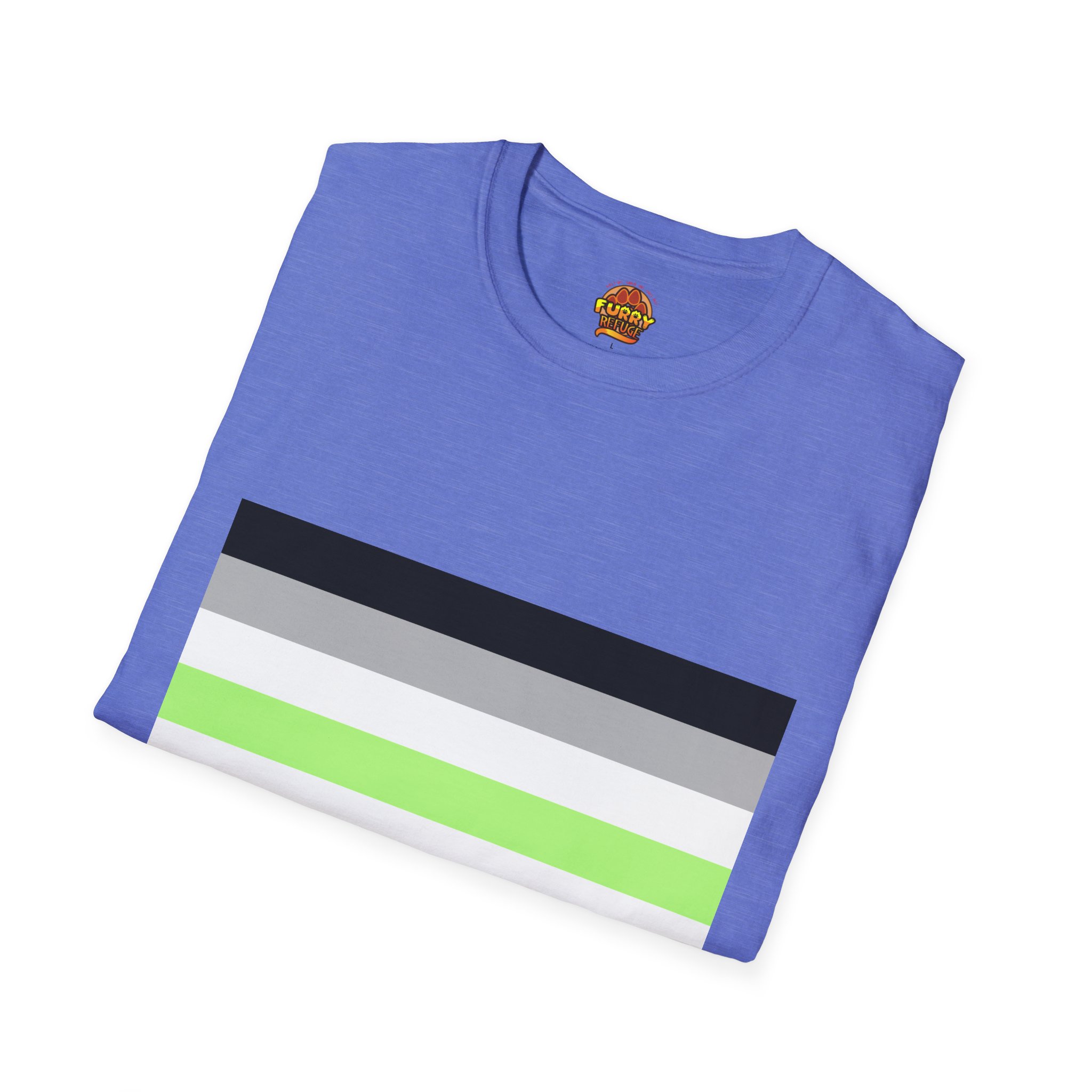 Agender Pride Furry Refuge Tee - Image 26