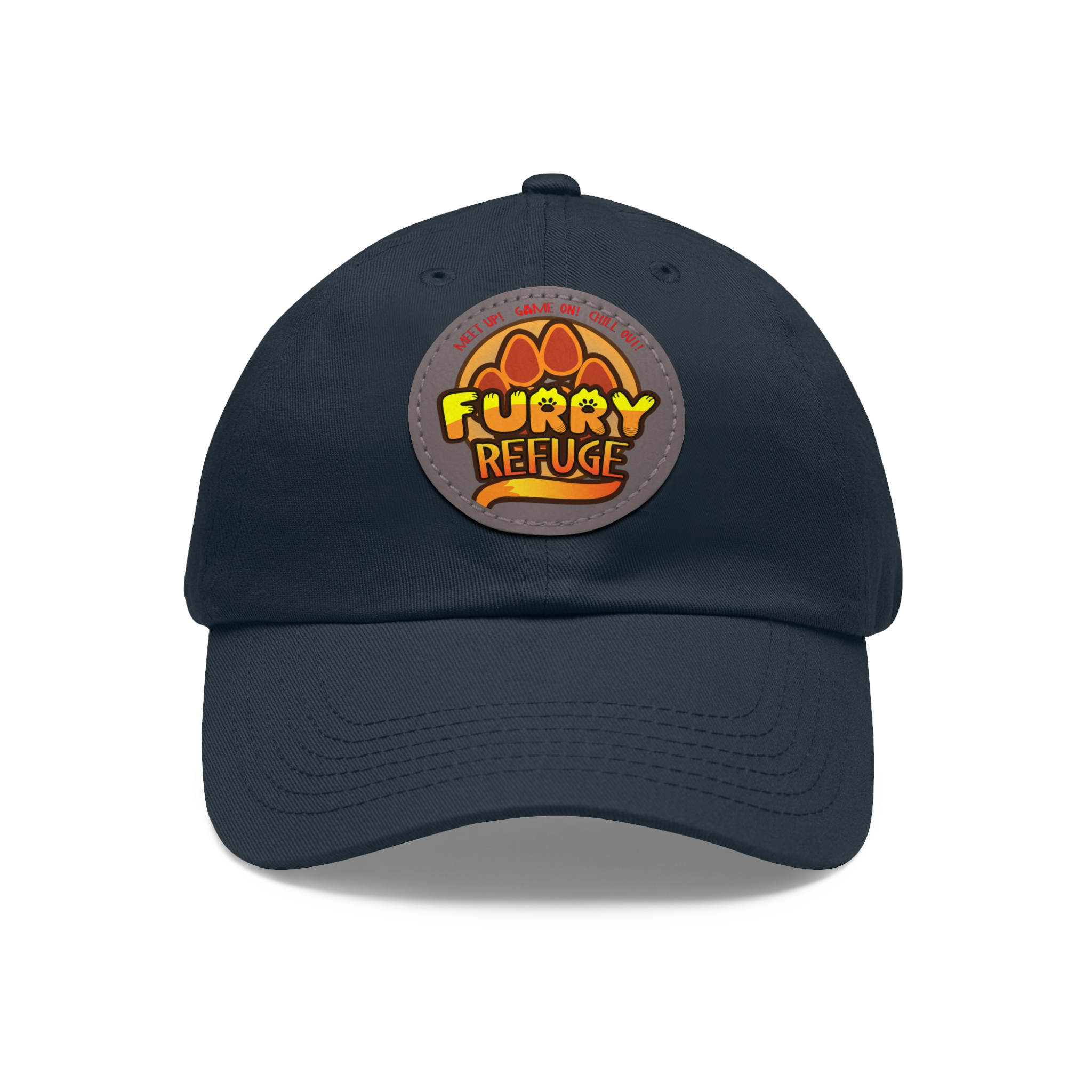 Furry Refuge Hat with Leather Patch - Image 2