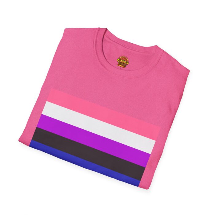 GenderFluid Pride Furry Refuge Tee - Image 42