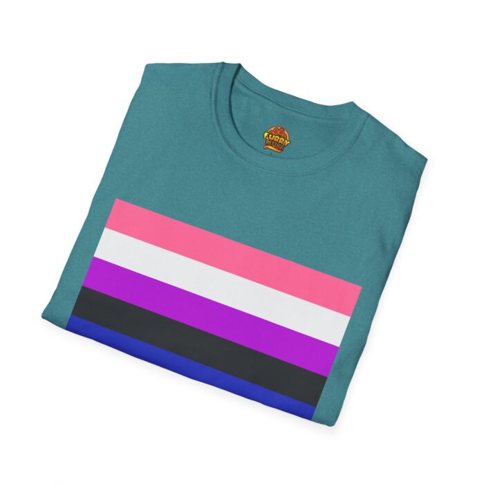 GenderFluid Pride Furry Refuge Tee - Image 18