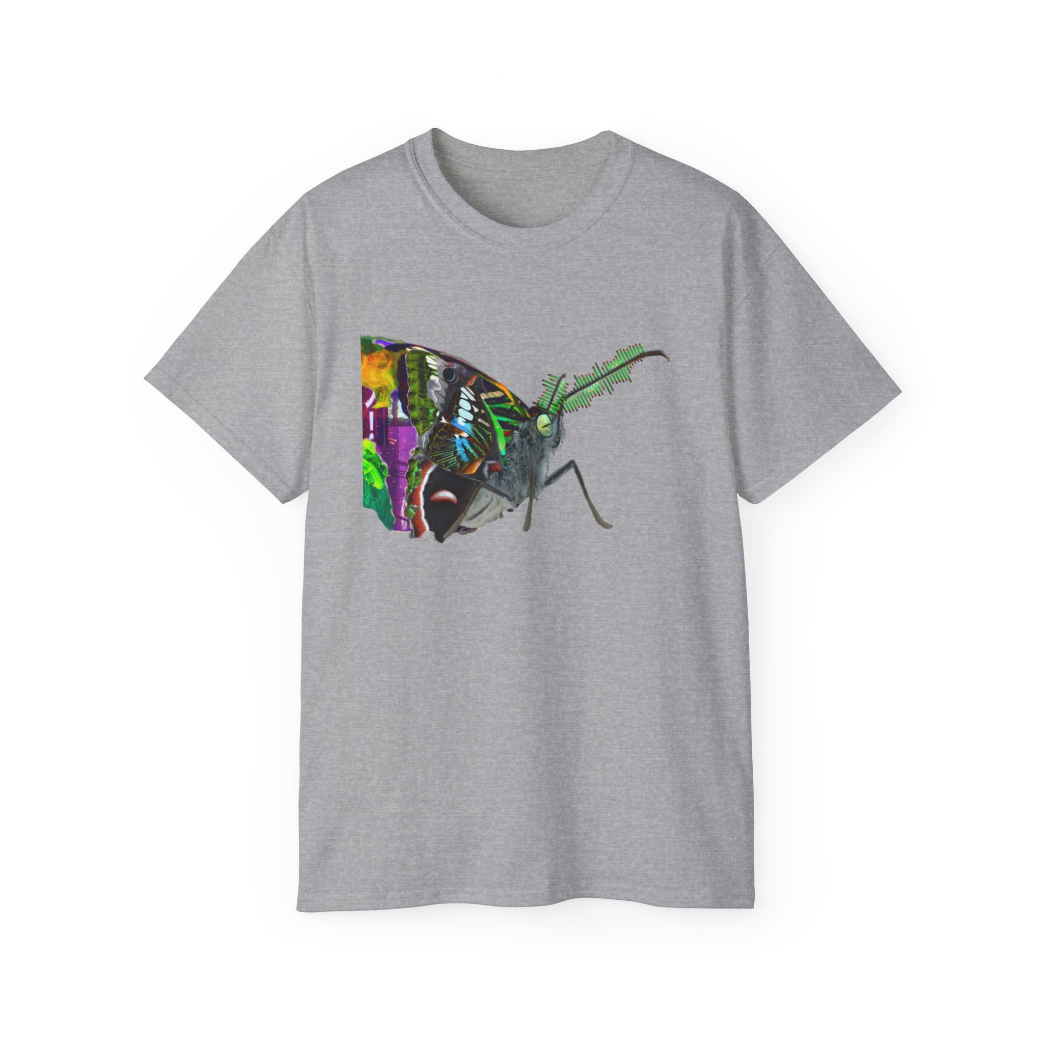 Glitch Moth Furry Refuge Tee - Image 5
