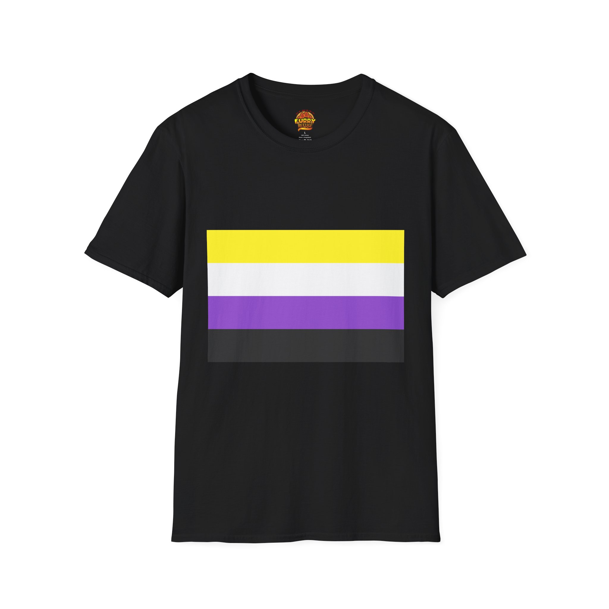 NonBinary Pride Furry Refuge Tee - Image 5