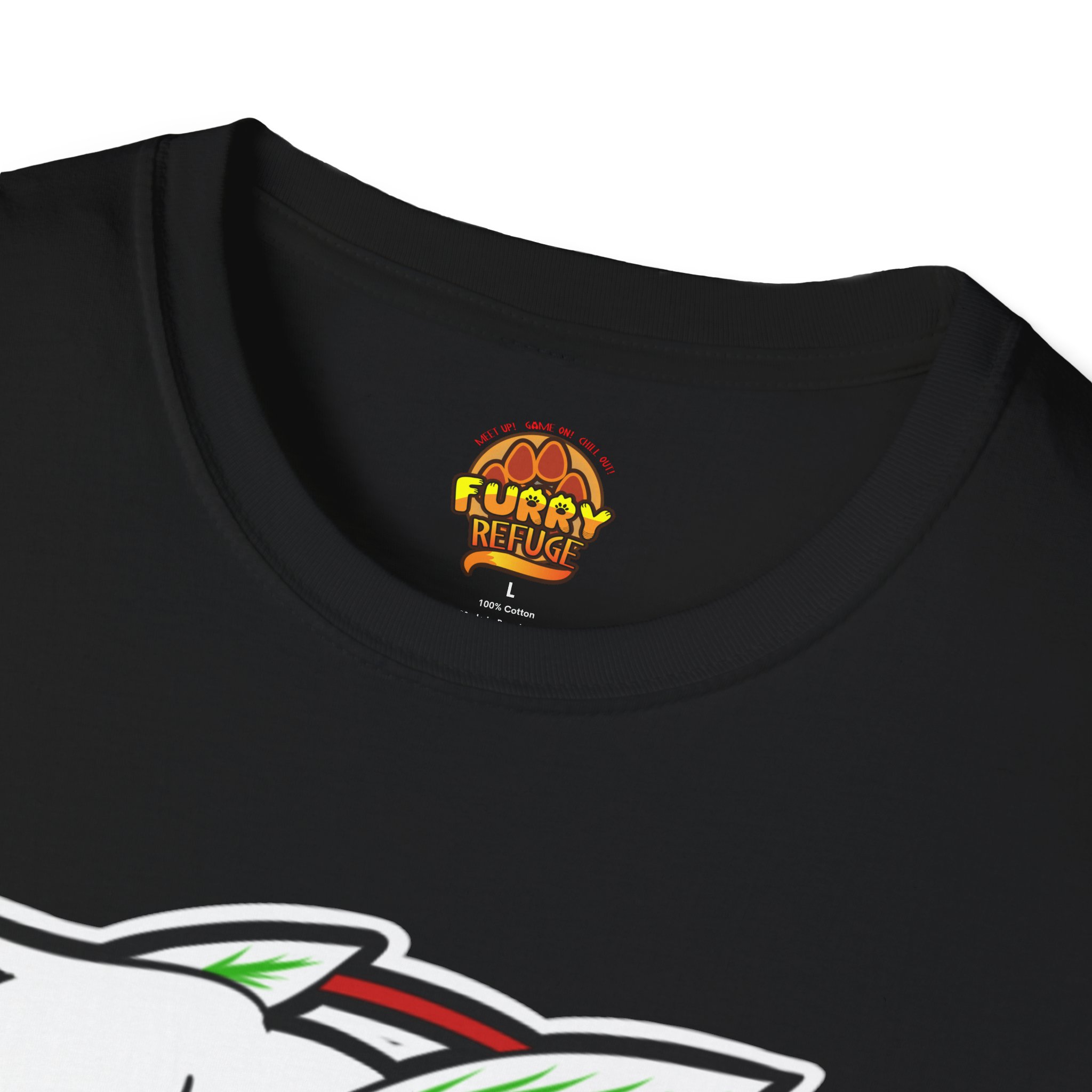 Miss Moth Hail Satan Furry Refuge Tee - Image 3