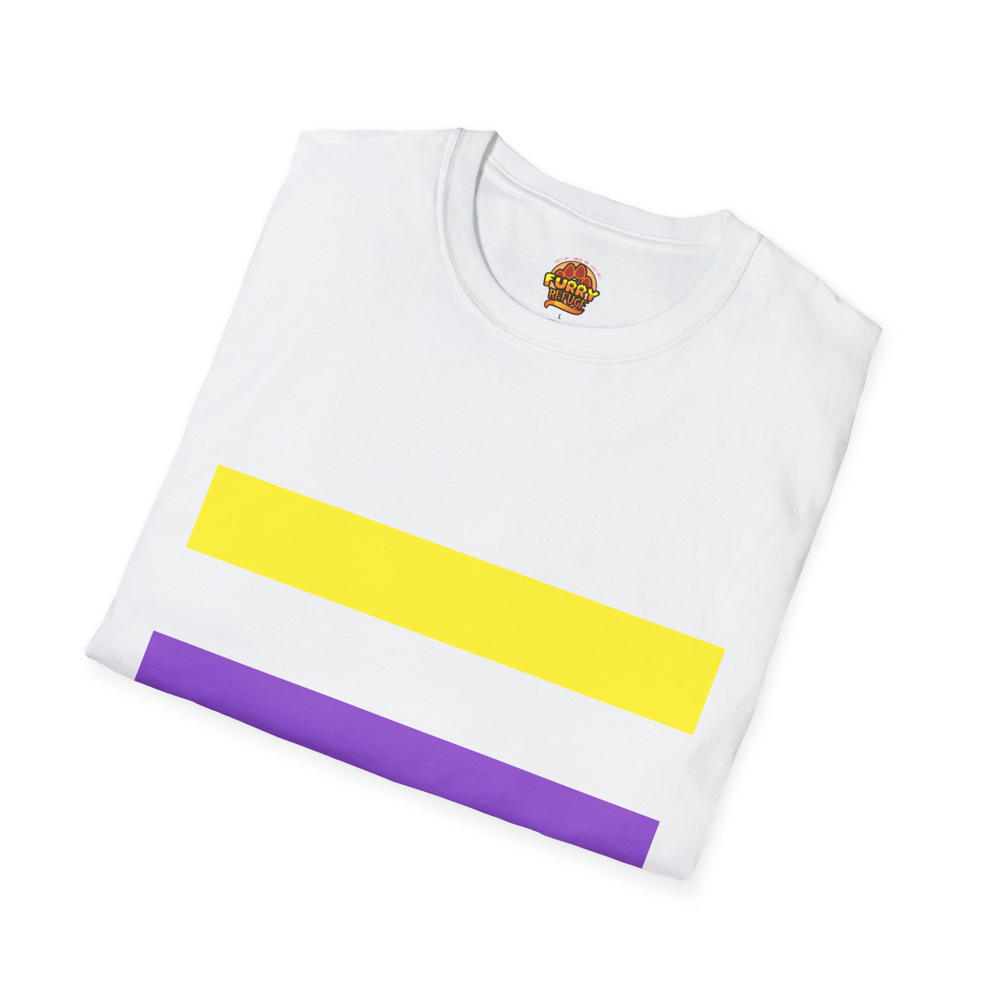 NonBinary Pride Furry Refuge Tee - Image 14