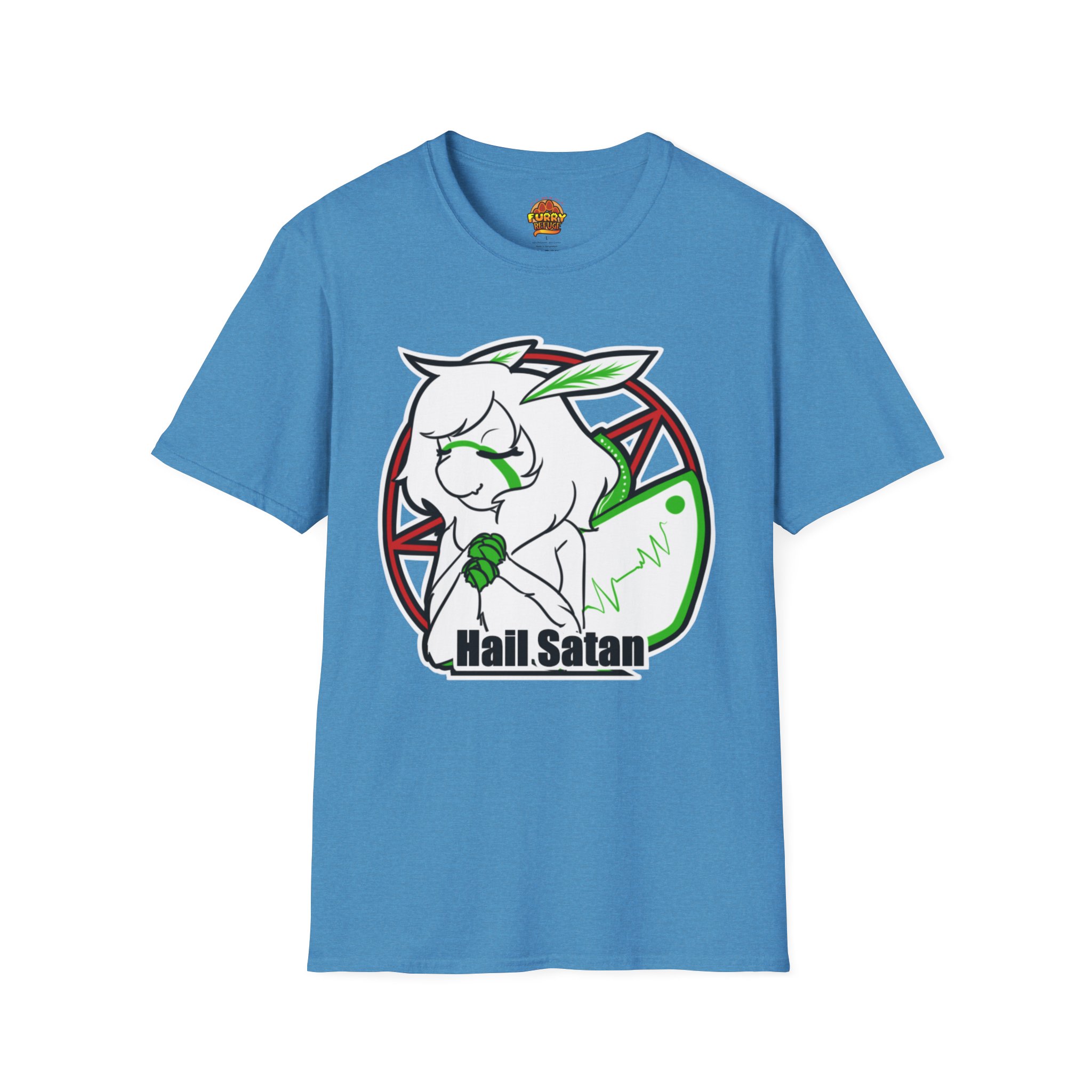 Miss Moth Hail Satan Furry Refuge Tee - Image 27